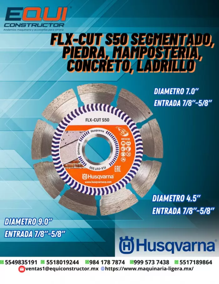 Husqvarna FLX-CUT S50 EQUICONSTRUCTOR