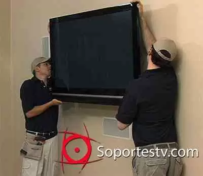 Instalacion de soportes para pantallas de tv